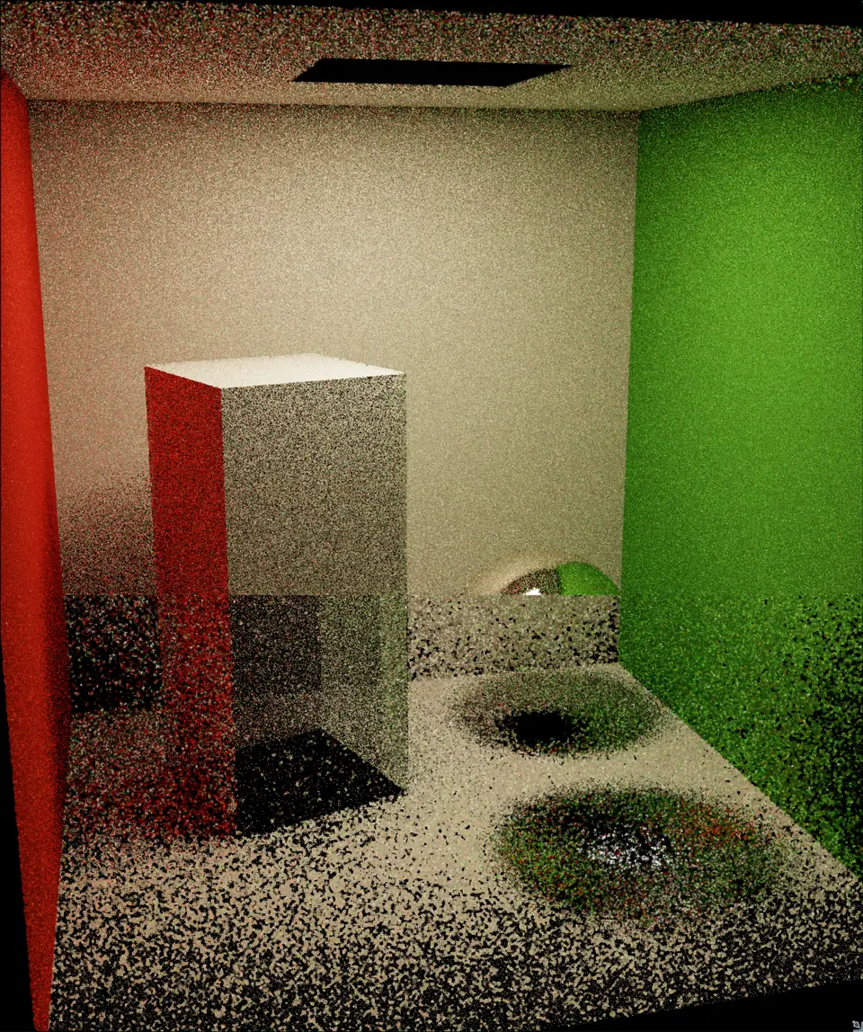 Monte Carlo Ray Point Splatting, capture 1